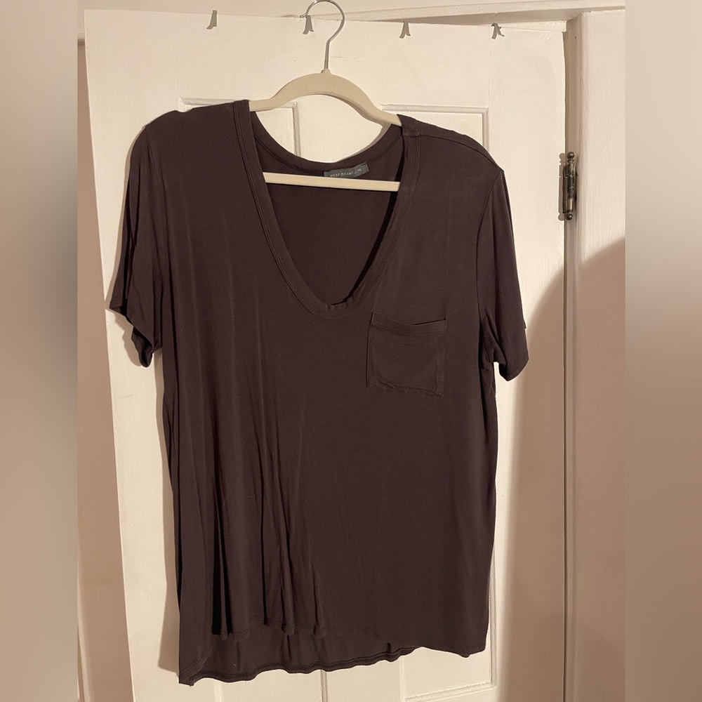 Boutique Slouchy V-Neck Tee